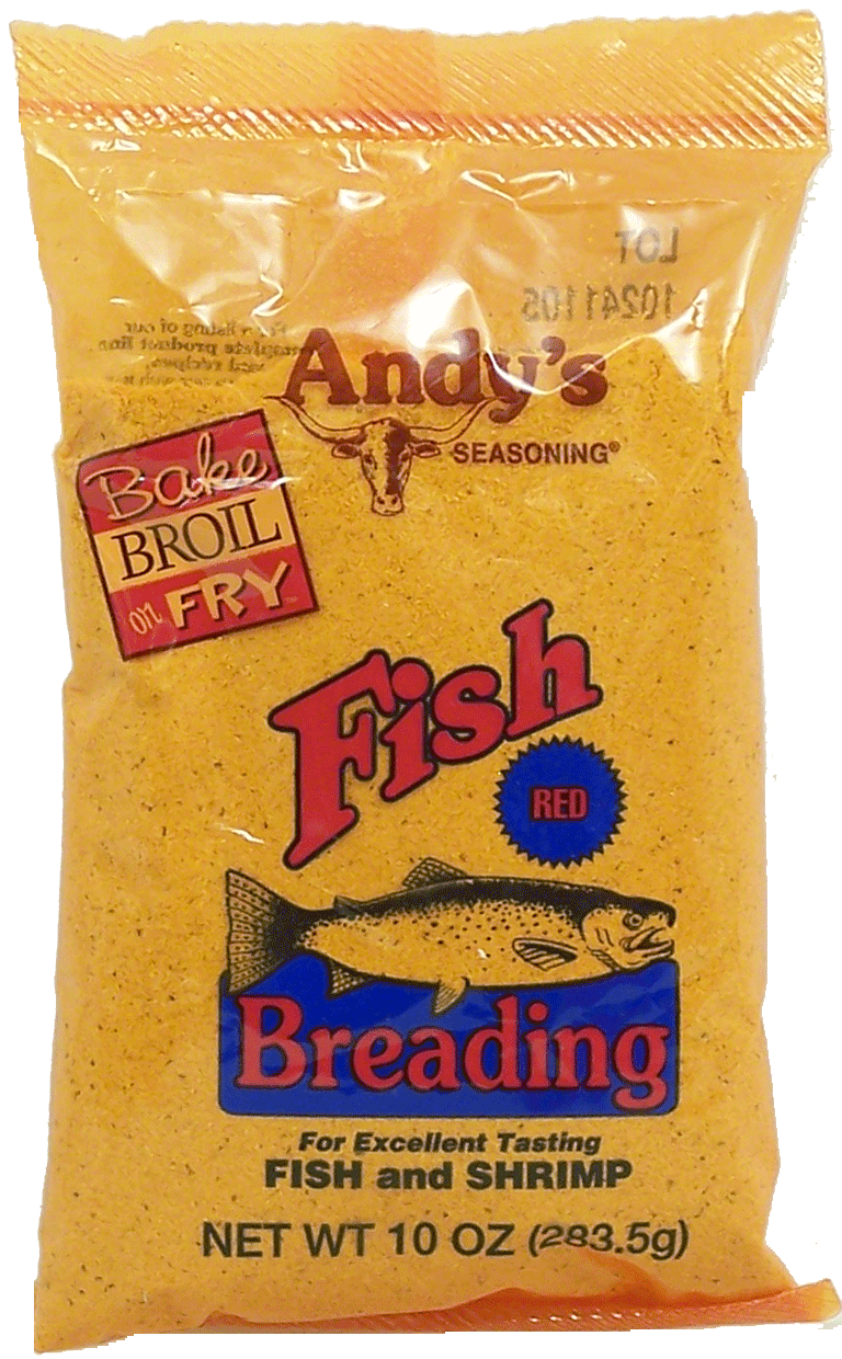 Andy's  red fish breading, bake, broil or fry, for fish and shrimp Full-Size Picture